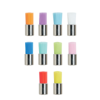 Standard Prophy Brushes Metal Shank Flat Nylon CA