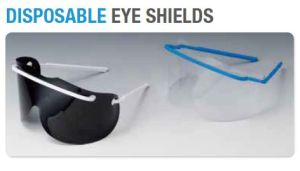 Eye Shields Kit Clear - 20 Lenses+ 20 Frames