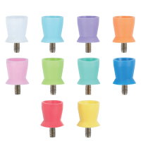 Short Prophy Cups Screw-In Ribbed and Webbed