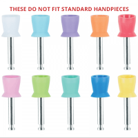 (For MINI HEAD CA Handpieces Only) Short Metal Shank Short Prophy Cups - Soft
